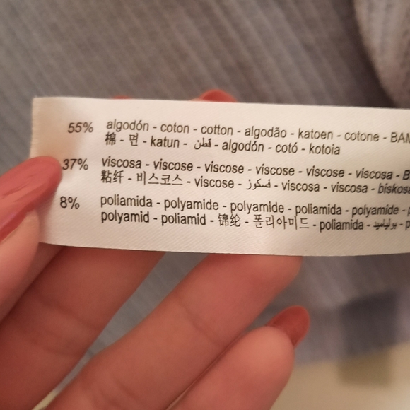 Zara Blue Knit Sweater Vest Top Sleeveless - Picture 10 of 12